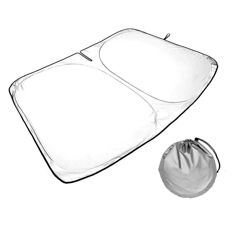 Silver Titanium Wholesales Car Windshield Sunshade for Tesla